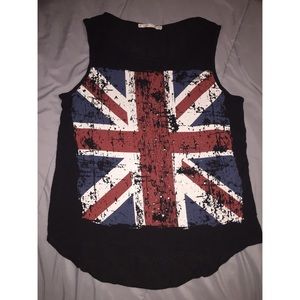British flag tank top