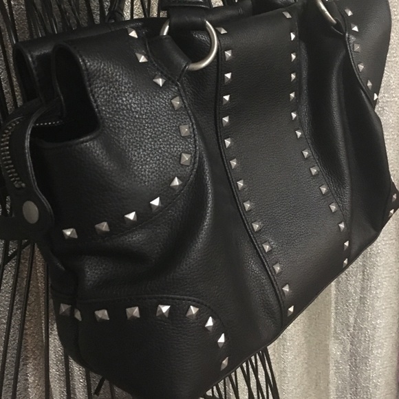 💖💖👑 Sale!💖💖👑 Studded Black BCBG MAX AZRIA M - Picture 2 of 4