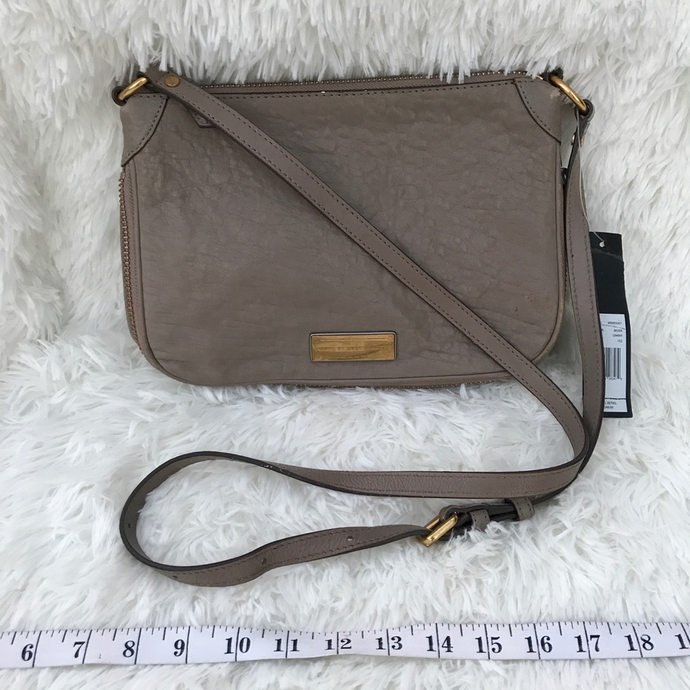 Marc Jacobs Washed Up Leather Zip Crossbody Bag