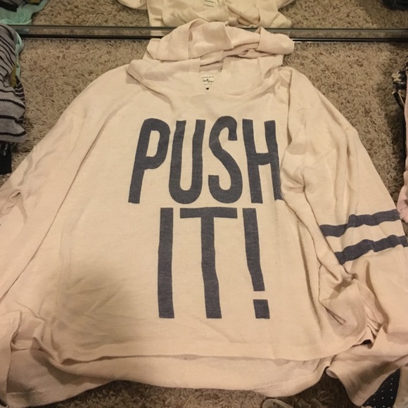 Push it! Cropped long sleeve sweater - Picture 1 of 1