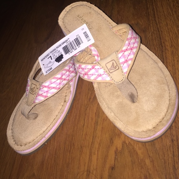BRAND NEW Sperry flip flops