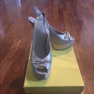 Fendi platform pumps