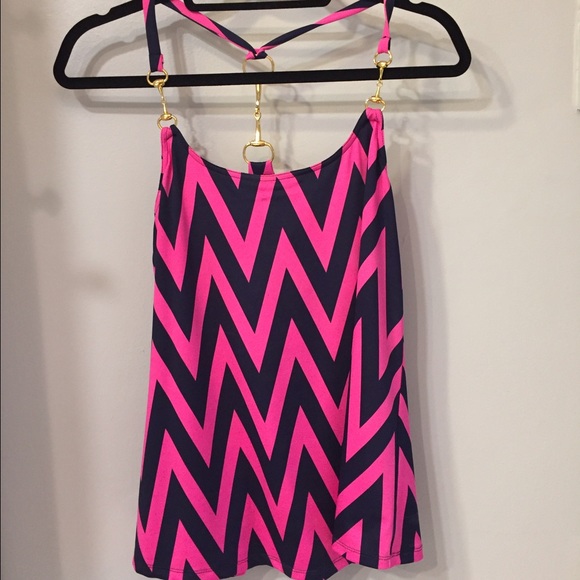 Julie brown sleeveless horsebit detail top