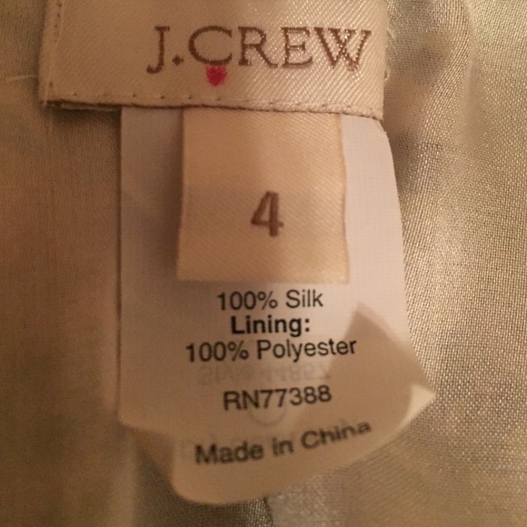 ***SOLD*** 🌹J. CREW 100% Silk Dress! 🌹 - Picture 4 of 4