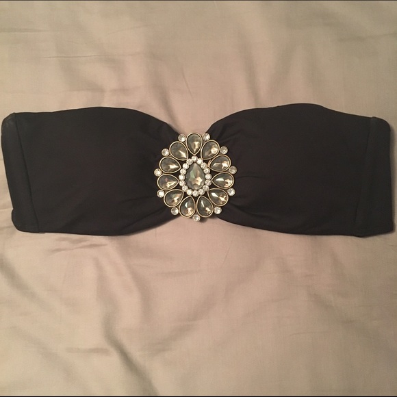 Victoria's Secret black bandeau top