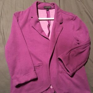 FINAL MARKDOWN Plum Cotton blazer