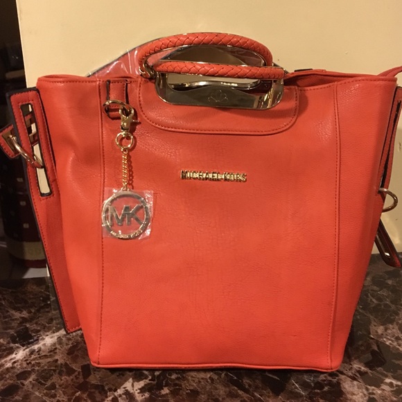 Rust orange Michael Khors bag