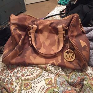 Genuine Michael Kors camo bag