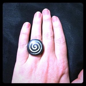 Mesmerizing wooden ring