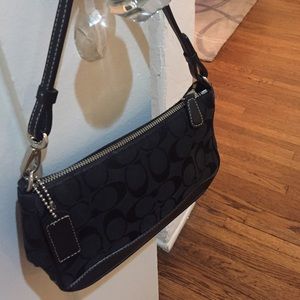 Small black Coach purse