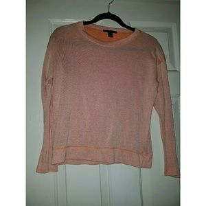 Pink long sleeve sweater