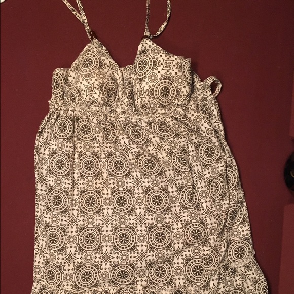 Cute brown and Cream sundress