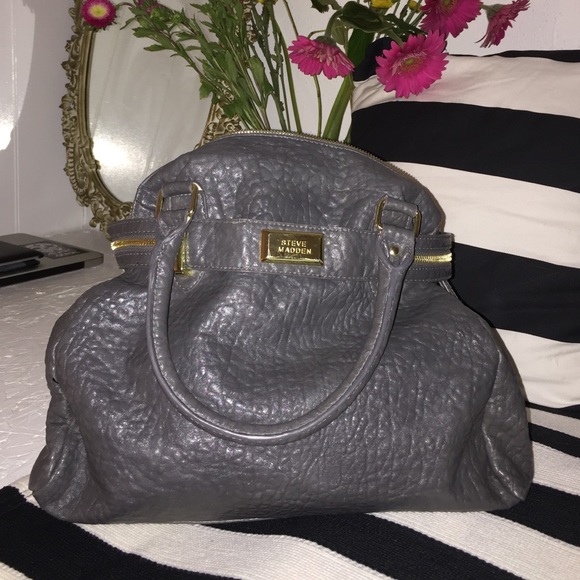 Grey Steve Madden purse