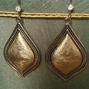 Boutique Earrings | Gold & Silver Tear Drop