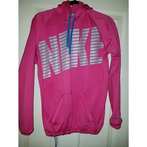 Pink Nike sweatshirt