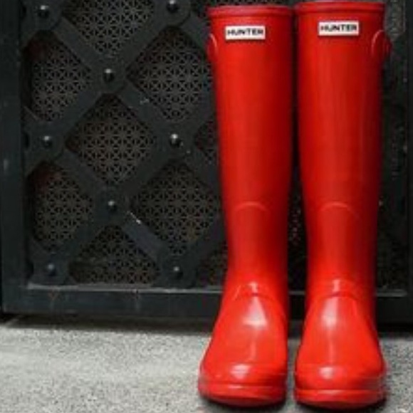 Red Hunter Rain Boots