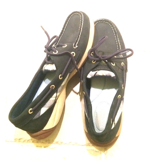 Navy Sperry Top-Siders Never Worn