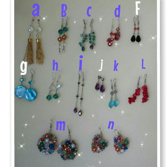 Lots of new earings 6 pcs/ $25
