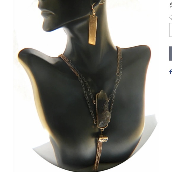 Jewelry - Stone and Tribal Necklace Set