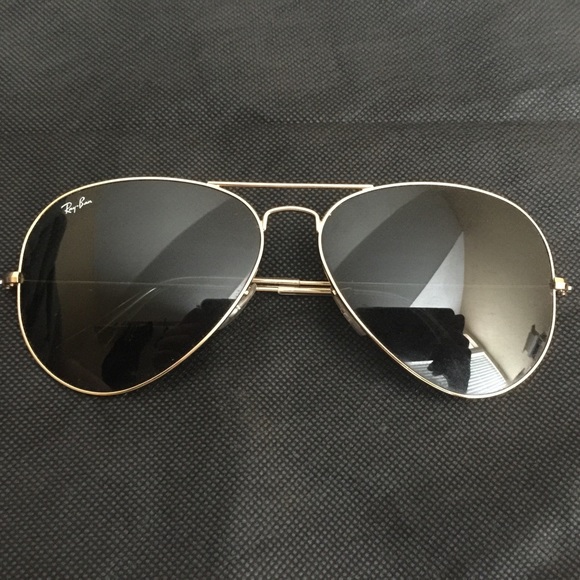 [Ray Ban] Large Gold Aviators!