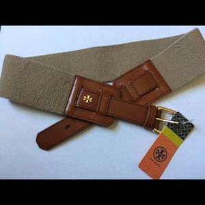 NWT Tory Burch Kiley Stretch belt, M