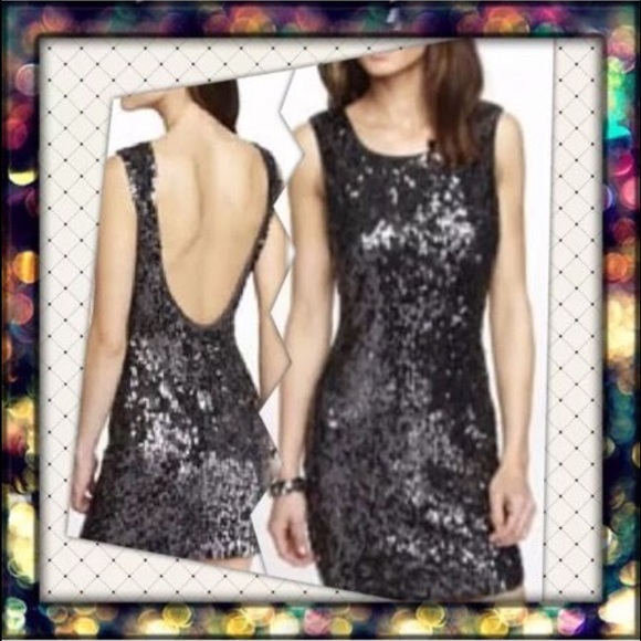 Express sequin dress new with tags S