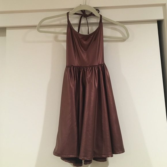 American Apparel bronze dress