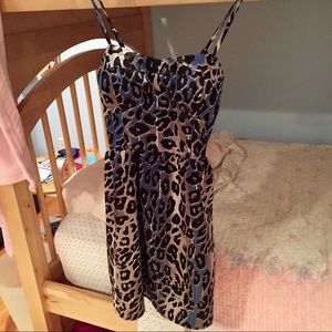 Cheetah party dress
