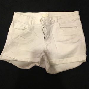 White shorts