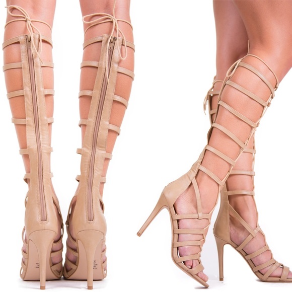 LAST ONE - Caged Gladiator Heels - Picture 2 of 4