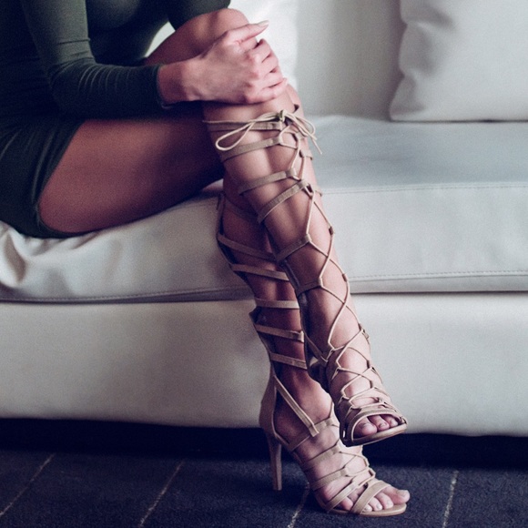 LAST ONE - Caged Gladiator Heels - Picture 3 of 4