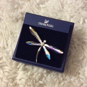 Swarovski Dragonfly Pin. Authentic.