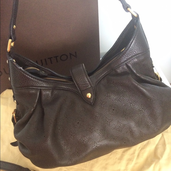 Louis Vuitton Chocolate Monogram Mahina XS Bag - Picture 2 of 4