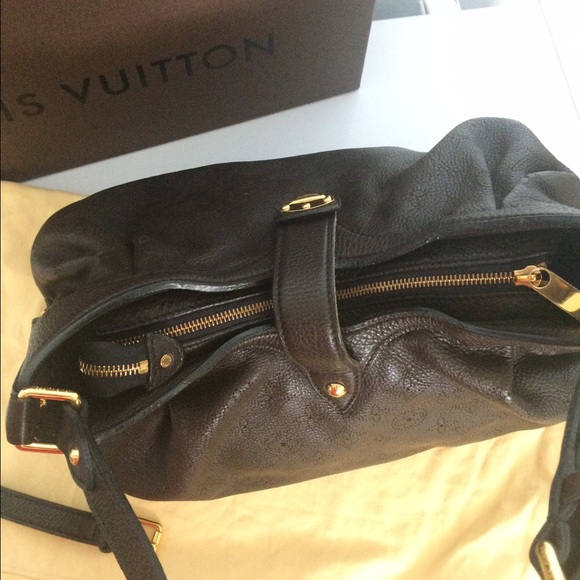 Louis Vuitton Chocolate Monogram Mahina XS Bag - Picture 4 of 4