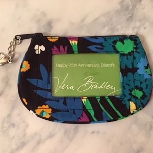 Vera Bradley ID case in midnight blues