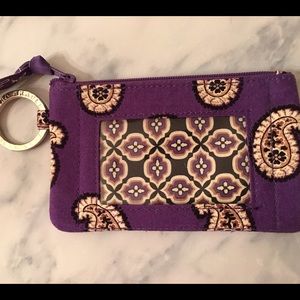 Vera Bradley ID case in purple