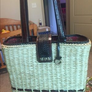 BRIGHTON straw purse handbag