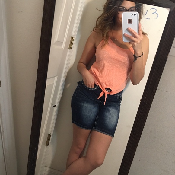 (Lightly colored) Neon Orange tank!