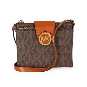 Michael Kors fulton logo cross-body purse