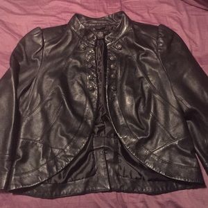 100% Leather sport jacket