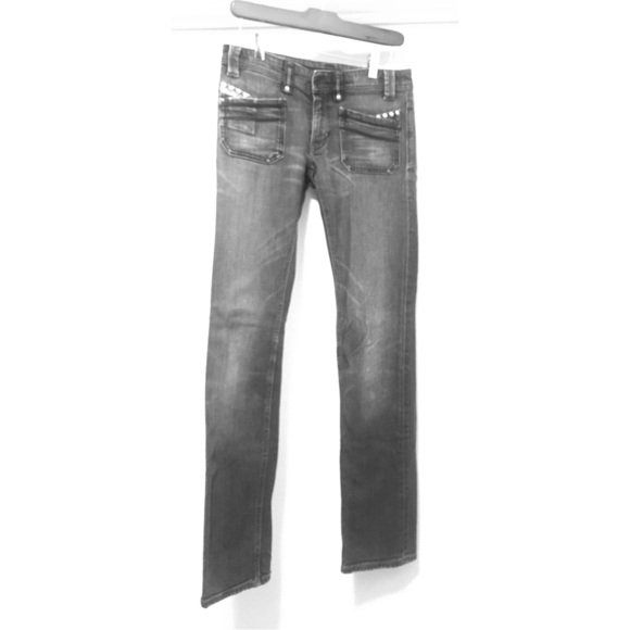 Grey straight leg Diesel Jeans