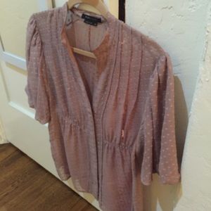 BCBG Mauve blouse