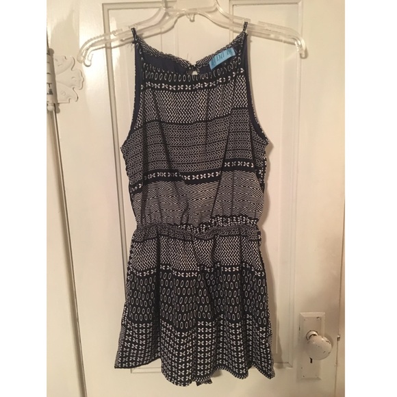 Aztec print romper
