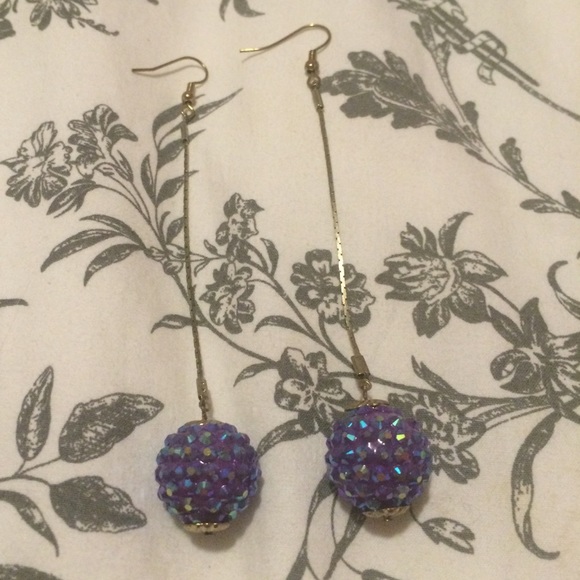 Gorgeous disco ball shimmering earrings!