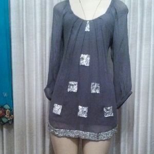 Yoana Baraschi Anthropologie Boho Mini Dress