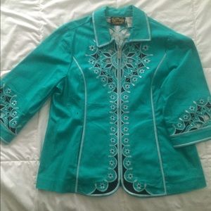 Bob Mackie Wearable Art Jacket