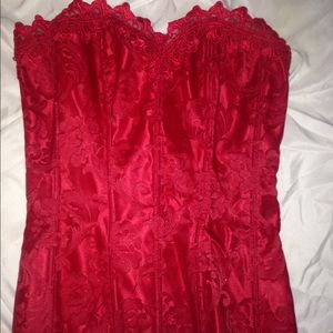 Red corset