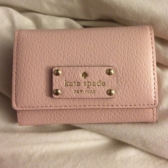 Baby pink kate spade wallet