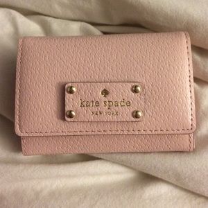 Baby pink kate spade wallet