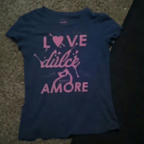 Xs Blue and pink old navy top